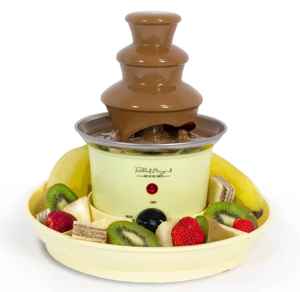 Chocolate Fountain Richard Bergendi PETITE, 240 mm height, with Serving Trays Czekoladowa Fontanna Richard Bergendi PETITE, 240mm wysokości z Tacami do serwowania